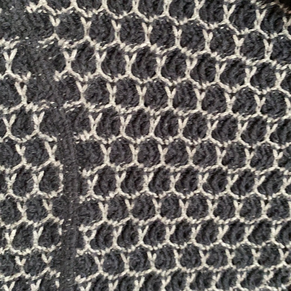 Pendleton Jacket Style Sweater With Honeycomb Des… - image 2